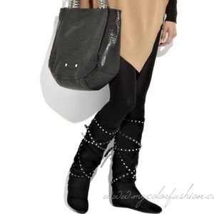 Jimmy Choo suede flat boots